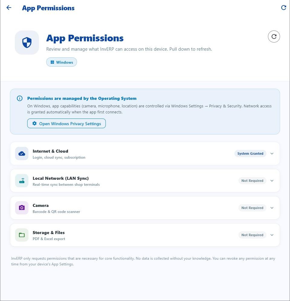 App Permissions