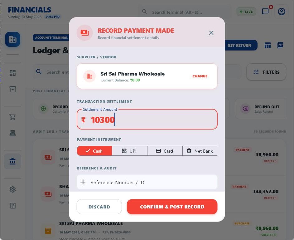 Payment Made Form