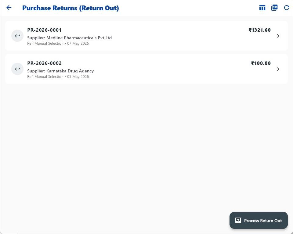 Purchase Returns